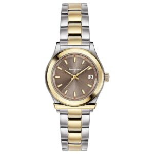 Salvatore-Ferragamo silver Gold color ladies Watch